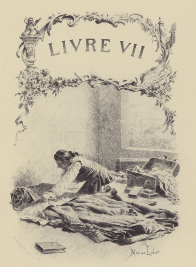 Illustration für Buch VII von Les Confessions de Jean-Jacques Rousseau von Maurice Leloir